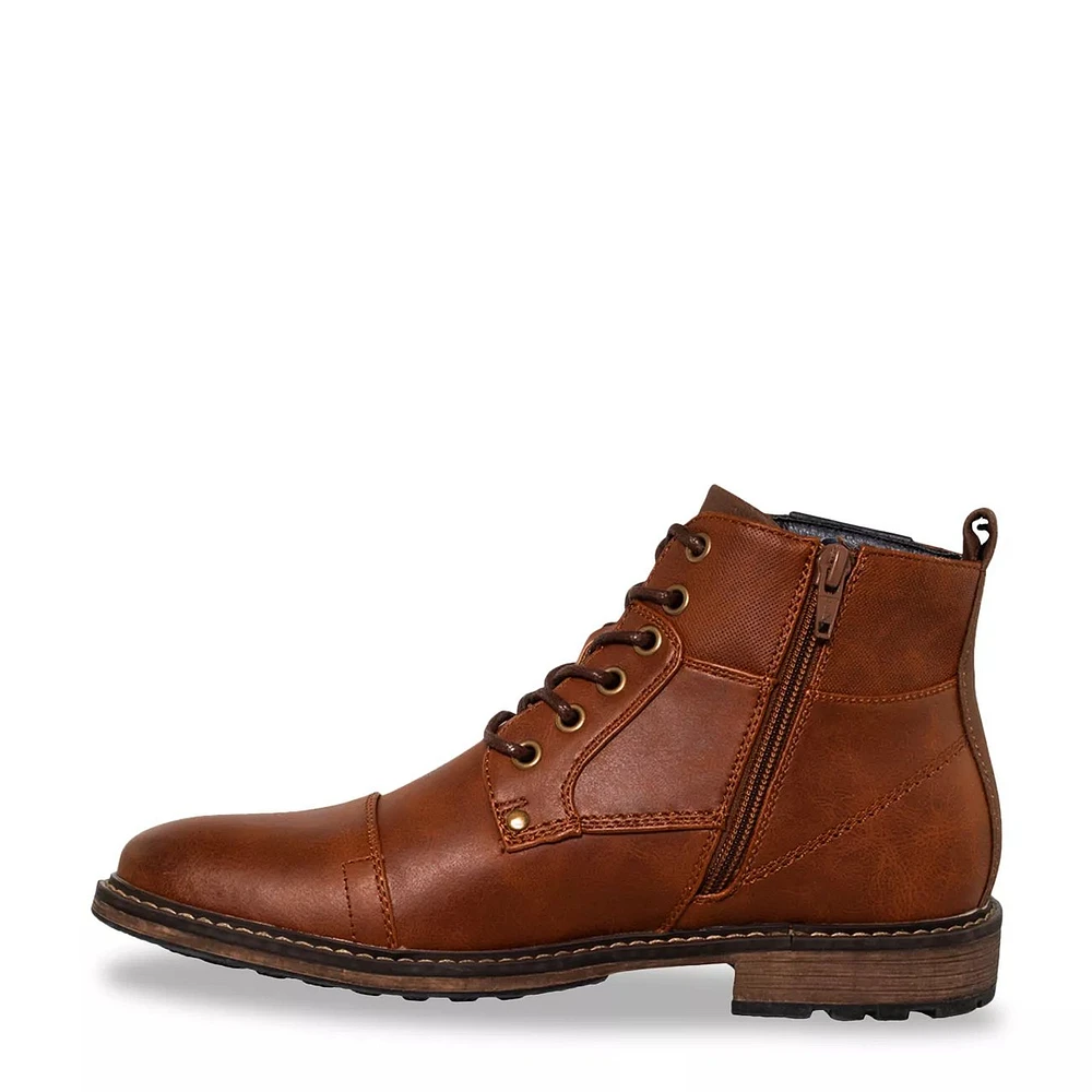 THOMYS CAP TOE BOOT COGNAC