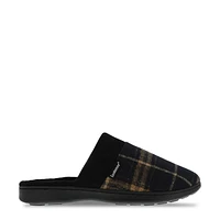 Men's Brushed Plaid Slipper