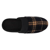 Men's Brushed Plaid Slipper