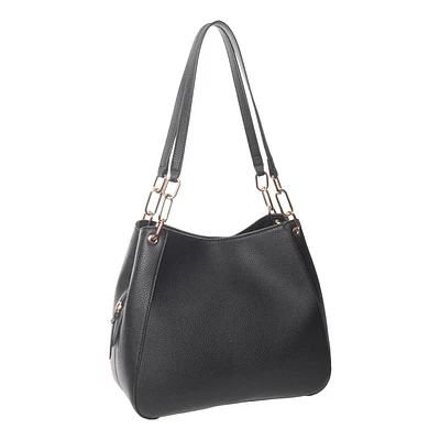 Double Compartment Shoulder Bag