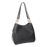 Double Compartment Shoulder Bag