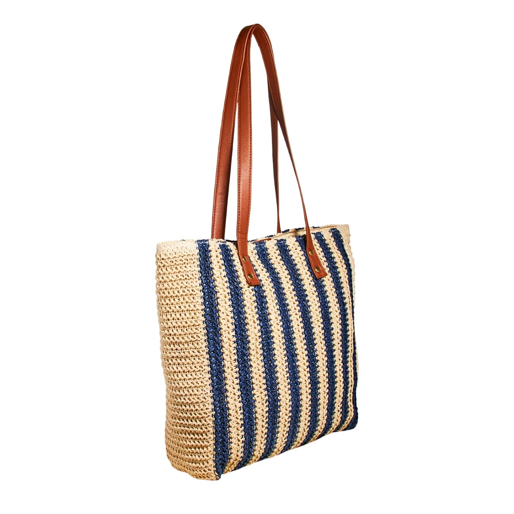 Striped Tote Bag