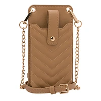 Chevron Crossbody Wallet