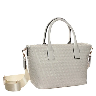 Basketweave Mini Satchel