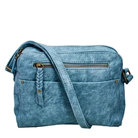 Multi Zip Crossbody Bag