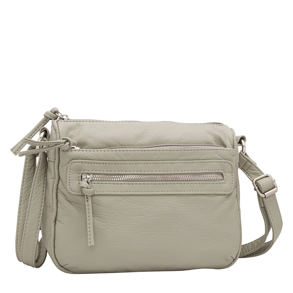 Grainy Washed Crossbody Bag