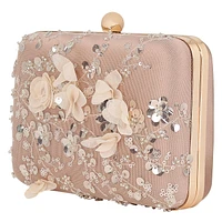 Floral Applique Clutch