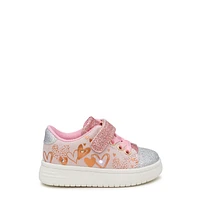 Toddler Girls' Hearts Sparkle Light-Up Sneaker