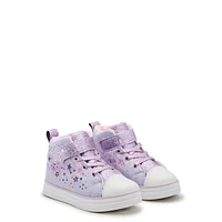 Toddler Girls' Light-Up Star High Top Sneaker