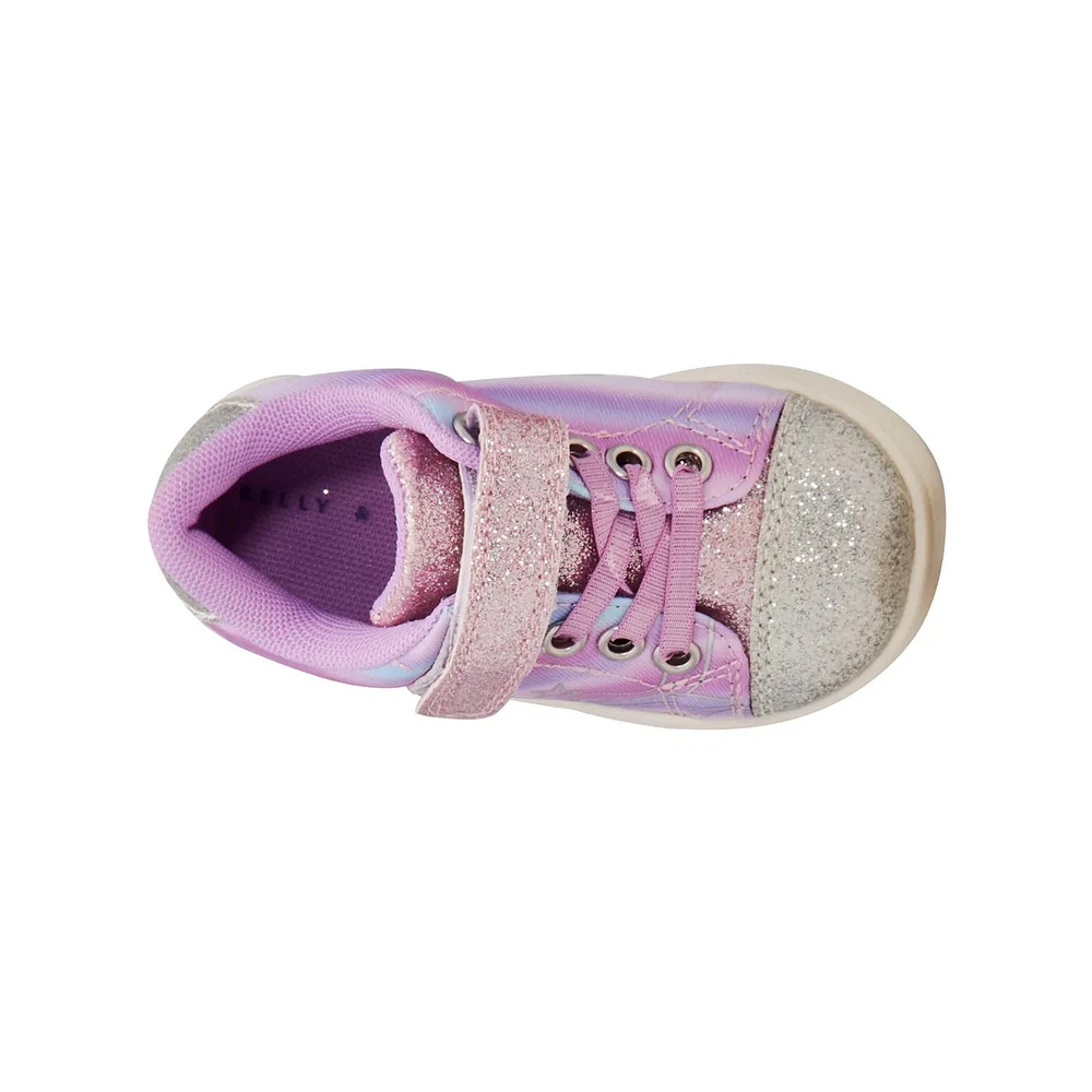 Toddler Girls' Stars Sparkle Light-Up Sneaker