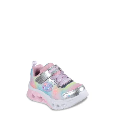 Toddler Girl's Flutter Heart Lights - Simply Love Sneaker