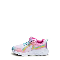 Toddler Girls' Rainbow Hearts Light-Up Running Shoe