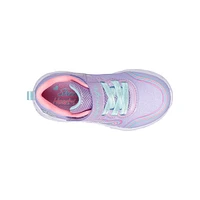 Toddler Girls' Heart Lights -Retro Hearts Running Shoe