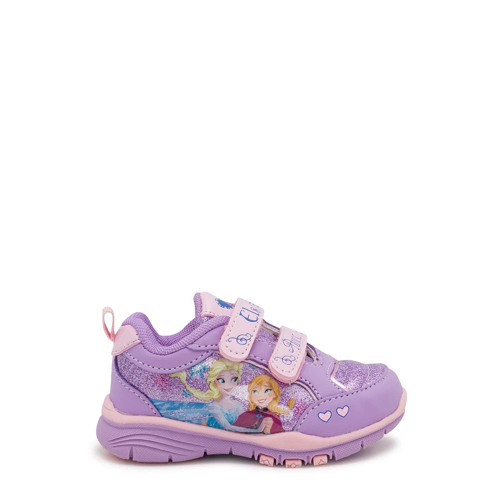 Toddler Girls' Anna & Elsa Frozen Lights Running Shoe