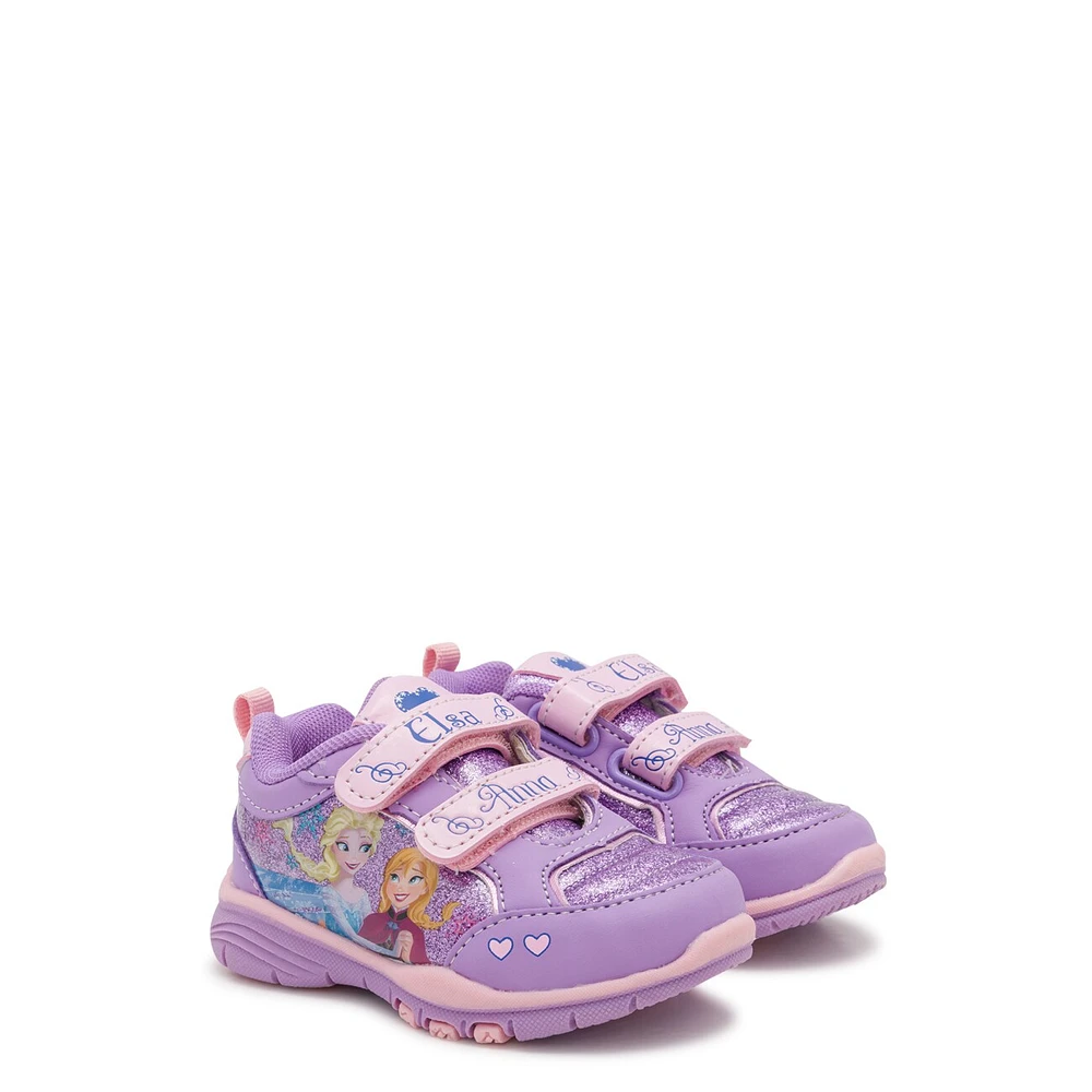 Toddler Girls' Anna & Elsa Frozen Lights Running Shoe