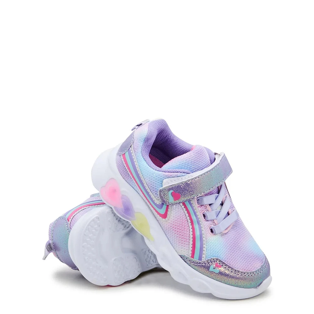 Toddler Girls' Lighted Slip-On Running Shoe