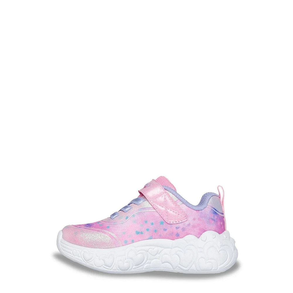 Infant Girls' Eternal Heart Lights Sneaker