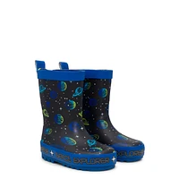 Toddler Boys' Asteroid Waterproof Rain Boot