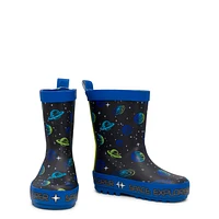 Toddler Boys' Asteroid Waterproof Rain Boot