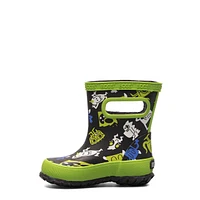 Toddler Boys' Skipper Cool Monster Waterproof Rain Boot