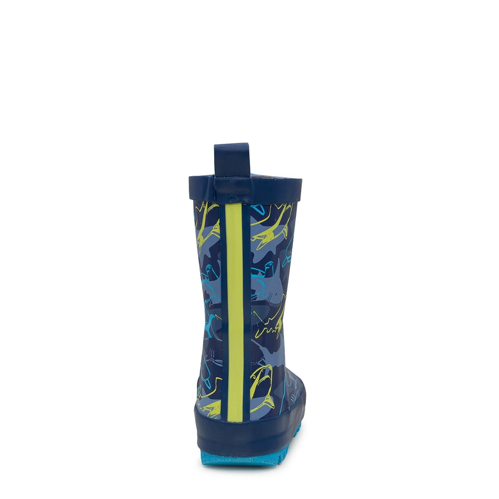 Toddler Boys' Zaf Waterproof Rain Boot