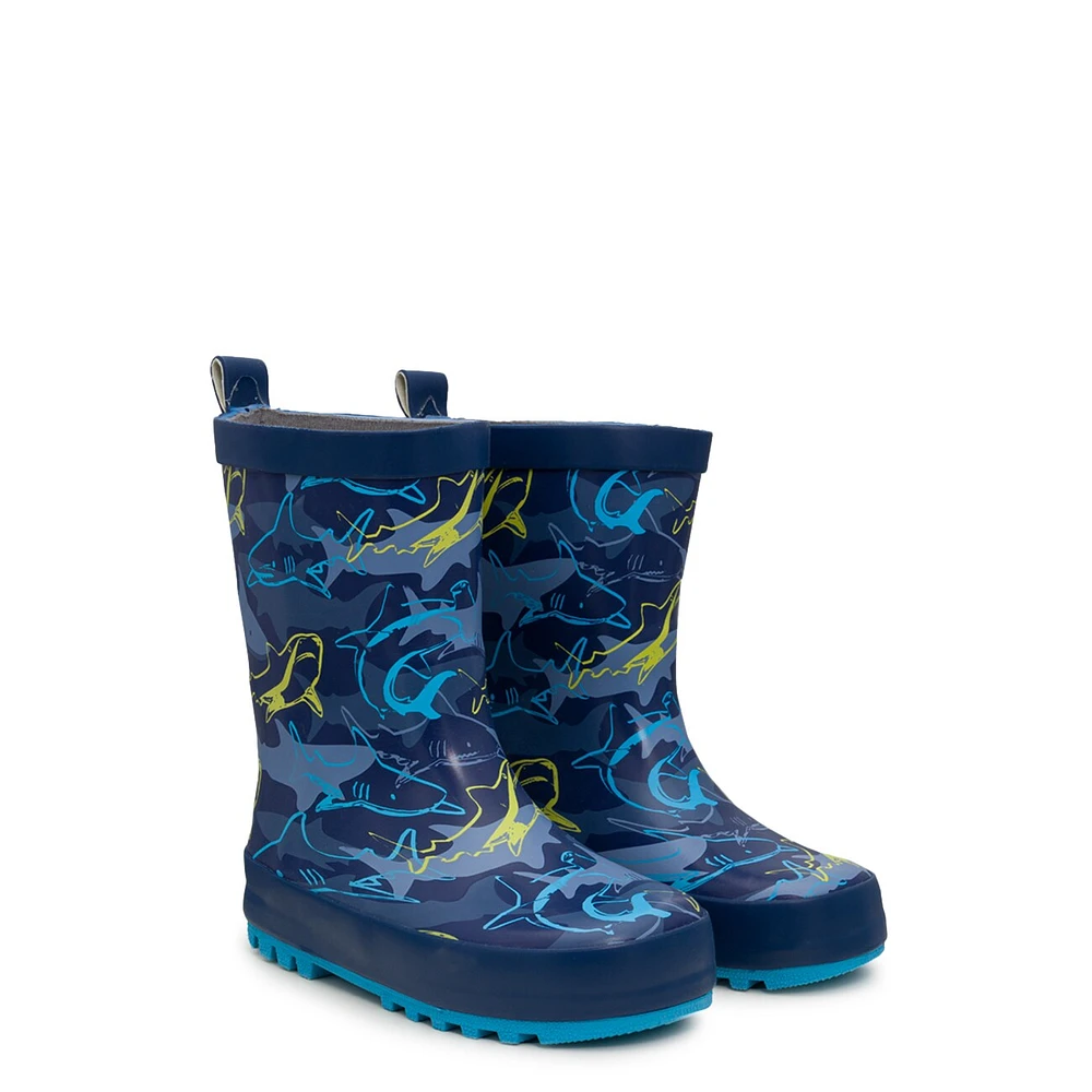 Toddler Boys' Zaf Waterproof Rain Boot