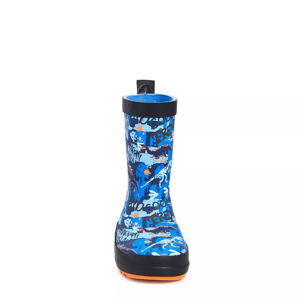 Toddler Boys' Dino Waterproof Rainboot