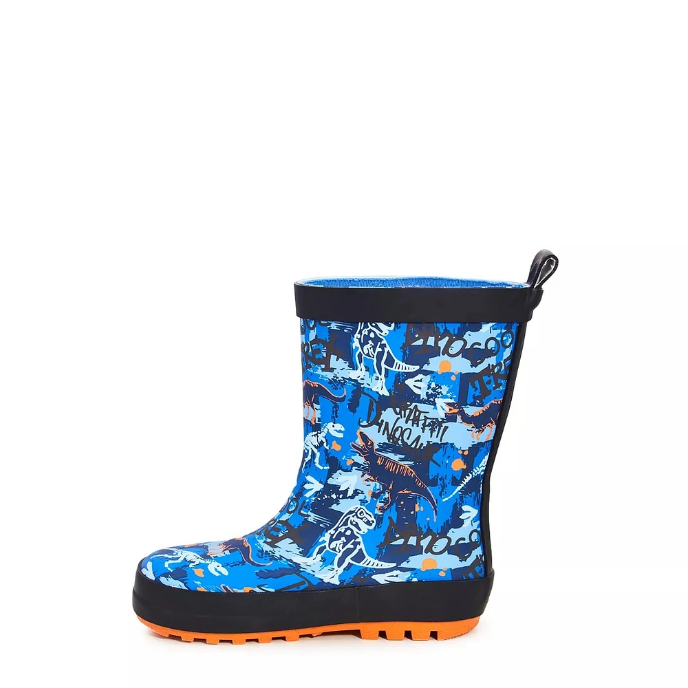 Toddler Boys' Dino Waterproof Rainboot