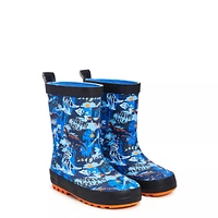 Toddler Boys' Dino Waterproof Rainboot