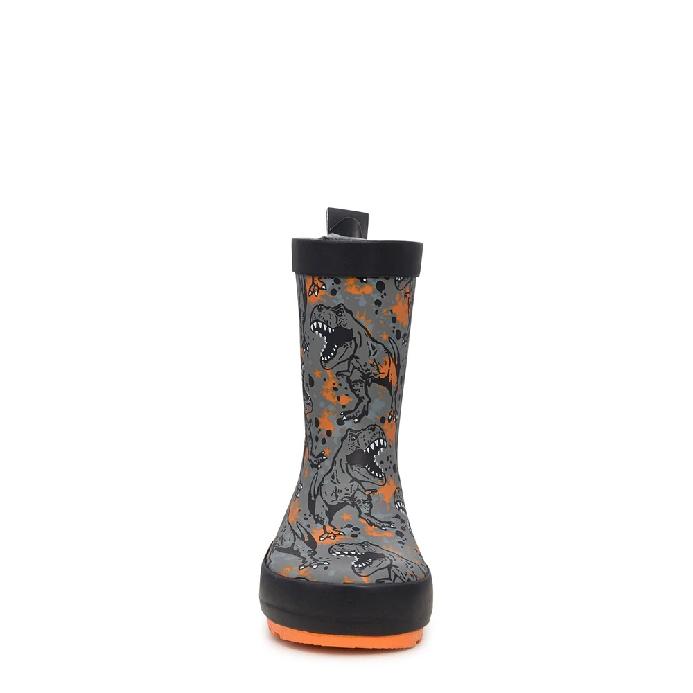 Toddler Boys' Rex Waterproof Rain Boot