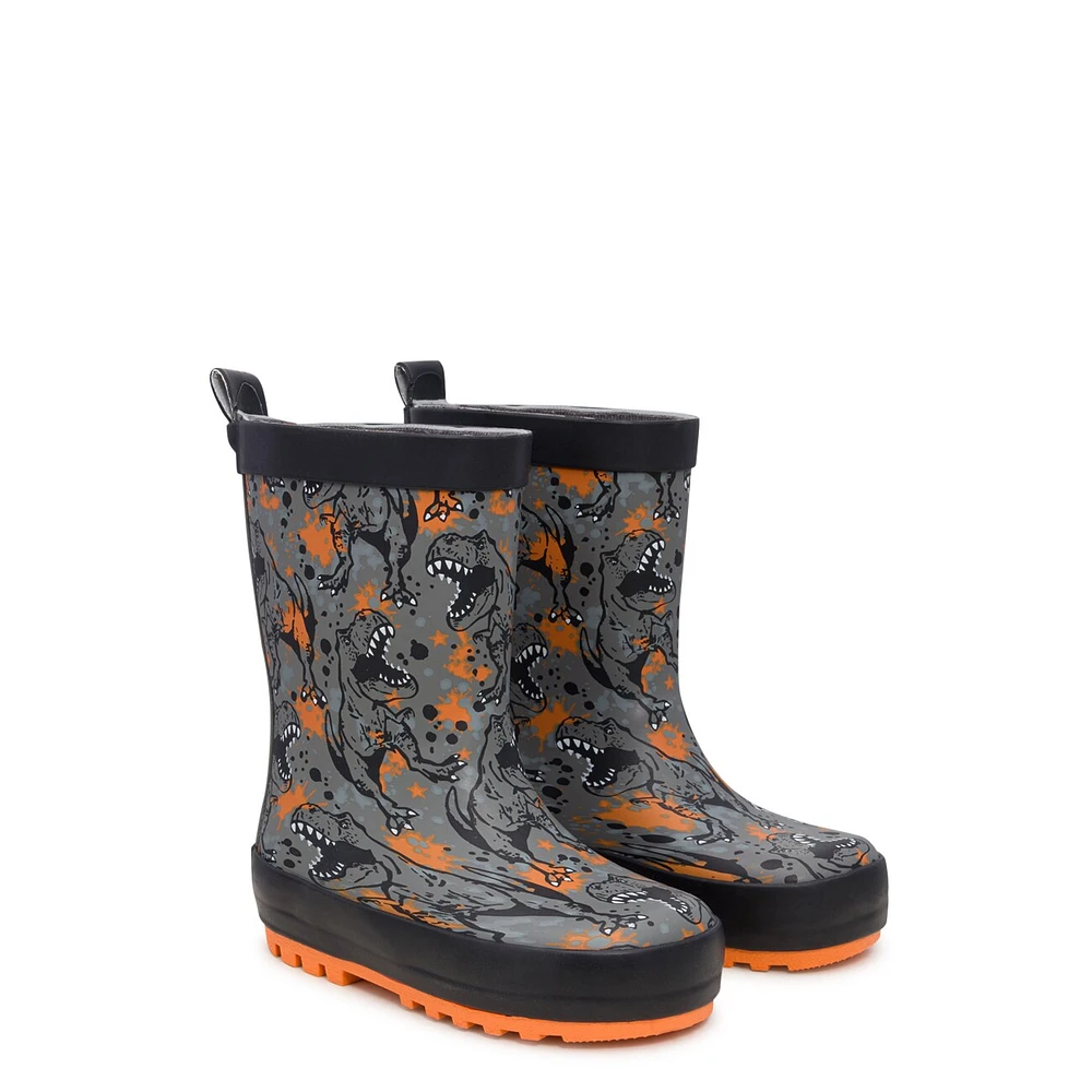 Toddler Boys' Rex Waterproof Rain Boot