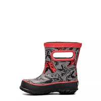 Toddler Boys' Skipper Cool Dinos Waterproof Rain Boot