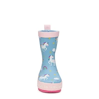 Toddler Girls' Mystic Unicorn Waterproof Rain Boot