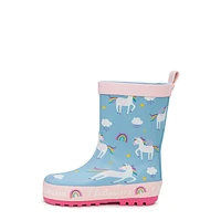 Toddler Girls' Mystic Unicorn Waterproof Rain Boot