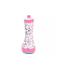 Toddler Girls' Unicorn Waterproof Rainboot