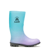 Toddler Girls' Stomp Print Waterproof Rain Boot