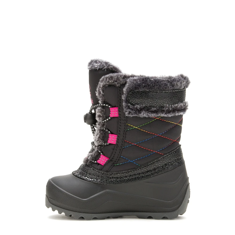 Toddler Girls' Waterproof Star 4T Winter Boot