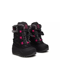 Toddler Girls' Waterproof Star 4T Winter Boot