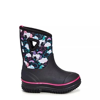 Toddler Girls' Unicorn Sky Waterproof Winter Boot