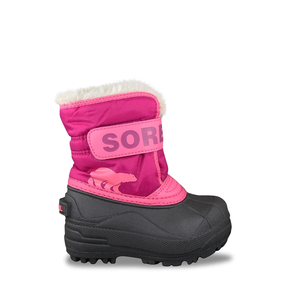 Toddler Girls' Snow Commander Waterproof Winter Boot