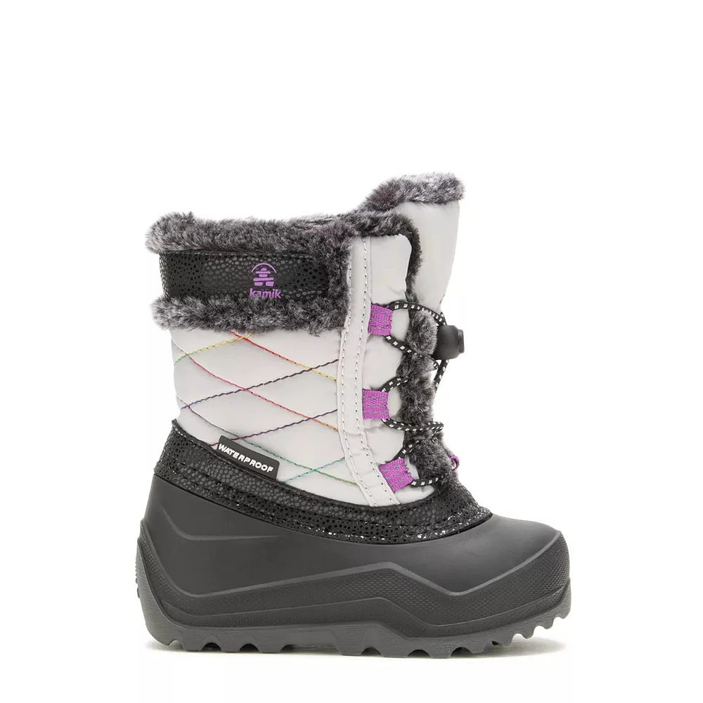 Toddler Girls' Waterproof Star 4 T Winter Boot
