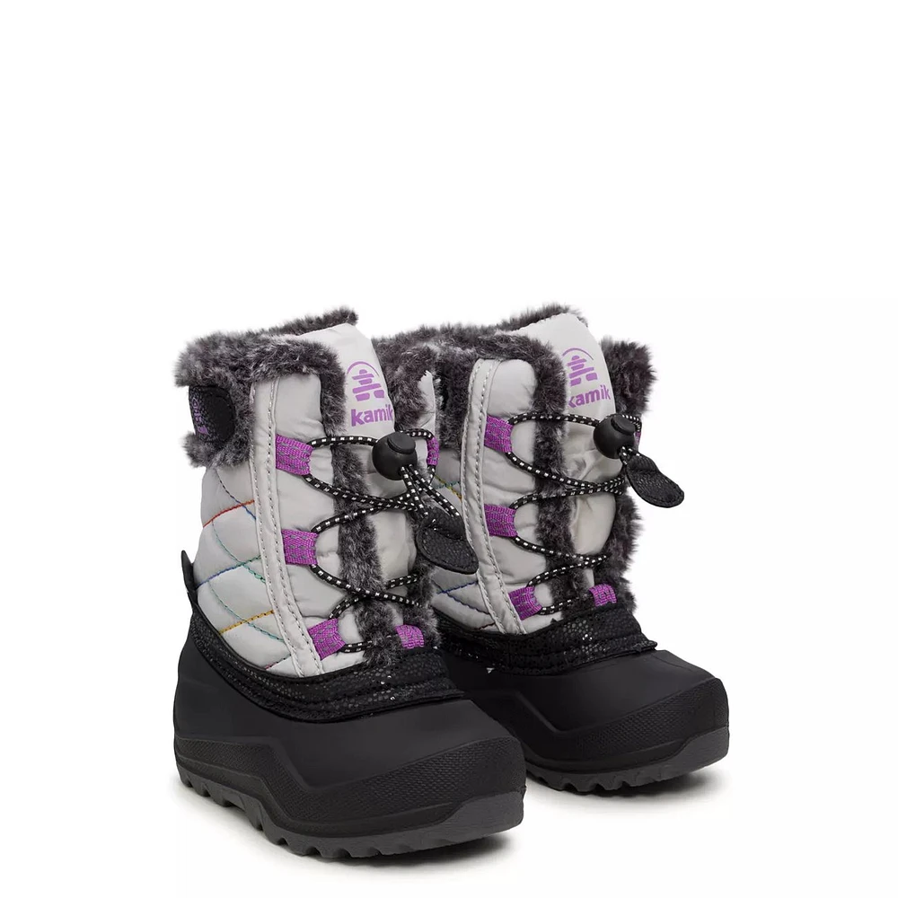 Toddler Girls' Waterproof Star 4 T Winter Boot