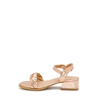 Youth Girls' Braided Heel Sandal