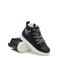 Youth Girls' Sparkly Chain High-Top Sneaker