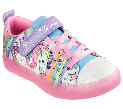 Youth Girls' Twinkle Toes: Sparks Ice - Unicorn Burst Sneaker