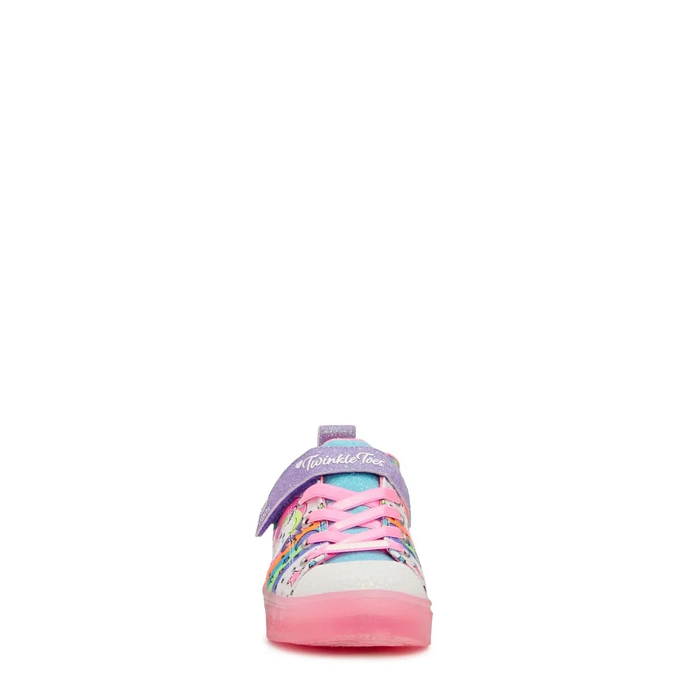 Youth Girls' Twinkle Toes: Sparks Ice - Unicorn Burst Sneaker