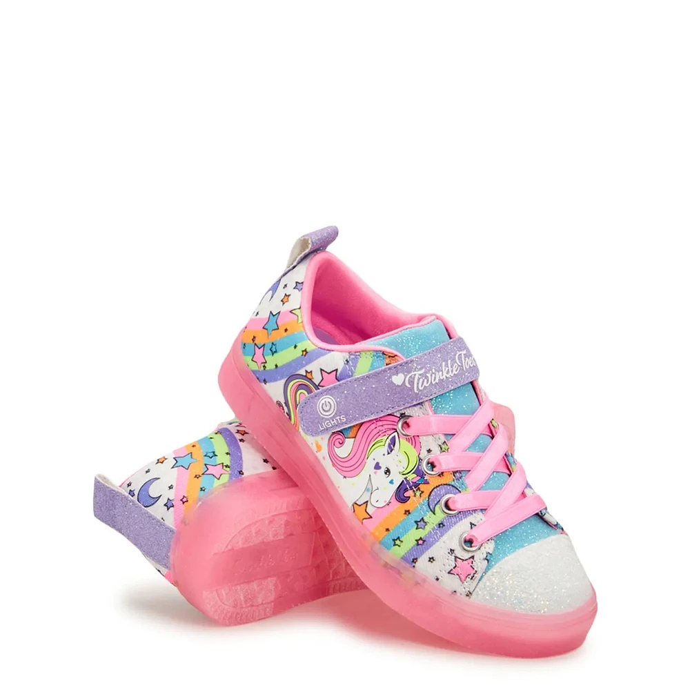 Youth Girls' Twinkle Toes: Sparks Ice - Unicorn Burst Sneaker