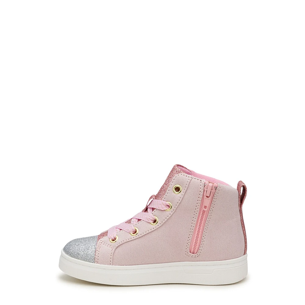 Youth Girls' Hearts Sparkle Light-Up Sneaker