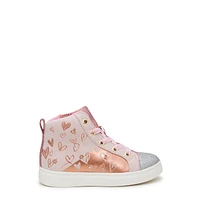 Youth Girls' Hearts Sparkle Light-Up Sneaker