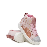 Youth Girls' Hearts Sparkle Light-Up Sneaker